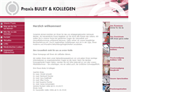 Desktop Screenshot of praxis-buley-kollegen.de